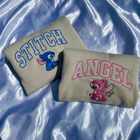 Matching Couples Stitch and Angel