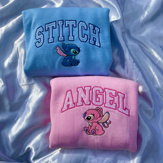 Matching Couples Stitch and Angel