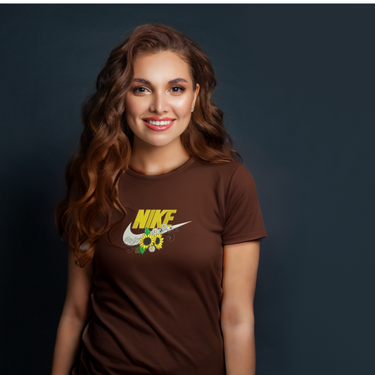 Custom Sunflower 🌻 embroidered T-Shirt