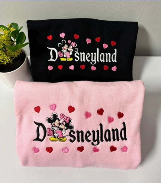 Couples Minnie and Mickey Disneyland Sweatshirt/Hoodie